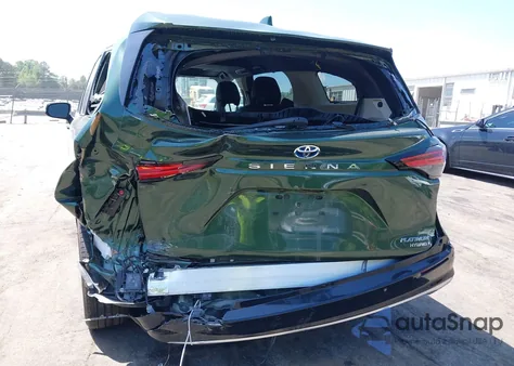 2024 Toyota Sienna Platinum z USA, uszkodzony, nr VIN 5TDERKEC3RS190557